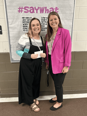  Mrs. Kirtner with Dr. White