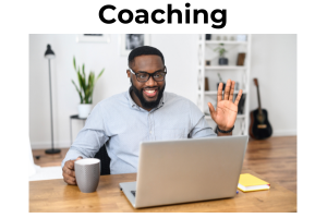 Image of coaching session online